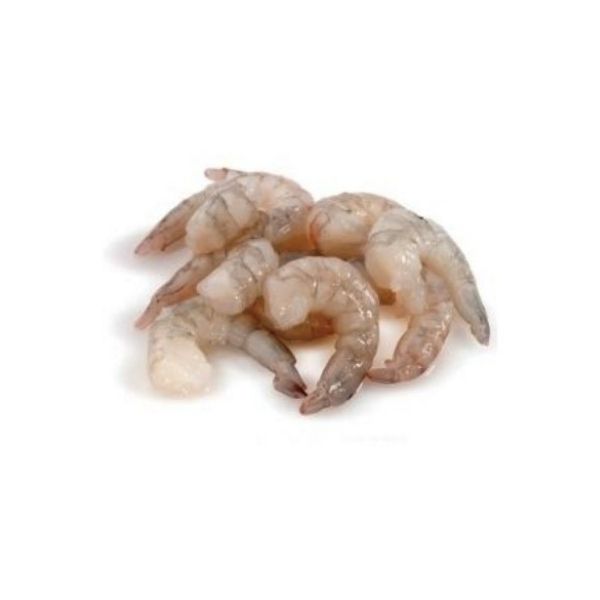 Peeled and deveined queen prawns